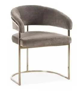 Luxury Hotel Furniture Dining Chair Wedding King Gold Stainless Steel Dining Chair Velvet Commercial Hotel Chrome Dining Chairs